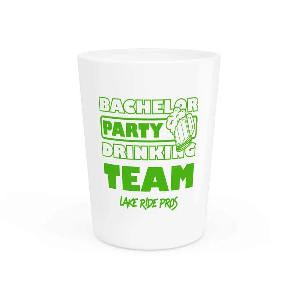 Bachelor Party Shot Glass | Drinking Team Gift, Party Favor, Groomsmen Gift, Fun Keepsake, Celebration Drinkware